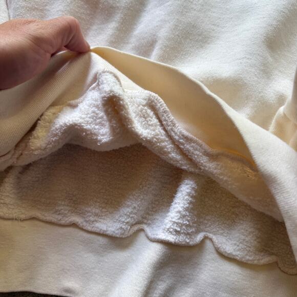 Vintage 90's University of Hard Rock Puerto Vallarta White Crewneck Sweatshirt L - Picture 2 of 6